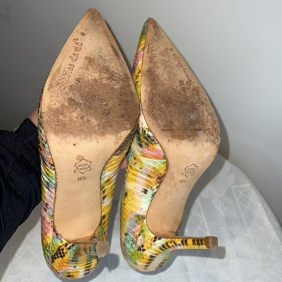 Charles David Sz 8.5 Snakeskin Pumps Heels - Picture 11 of 13